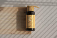Free Amber Glass Pump Bottle Mockup Psd