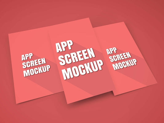 Free App Screen Showcase Mockup Vol.5