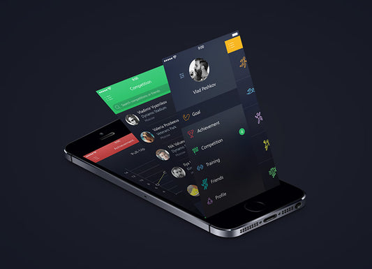 Free App Showcase Mockup – Psd