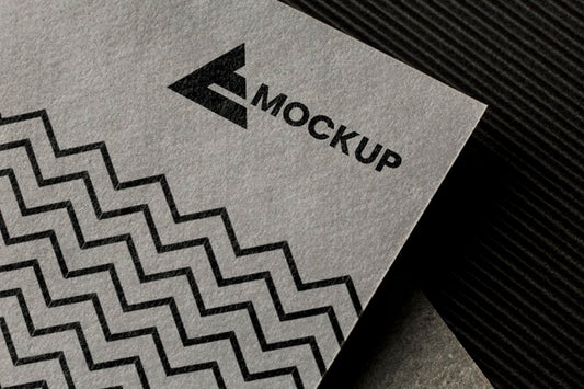 Free Arrangement Of Branding Mock-Up On Card Psd