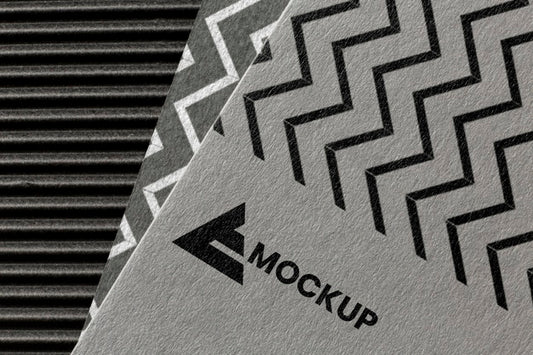 Free Arrangement Of Branding Mock-Up On Card Psd