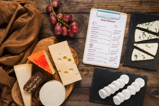 Free Arrangement Of Delicious Types Of Food Psd