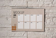 Free Arrangement Of Mock-Up Calendar Indoors Psd