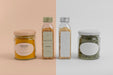 Free Arrangement Of Spices With Label Mock-Up Psd