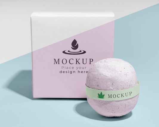 Free Arrangement With Bath Bomb And Box Psd