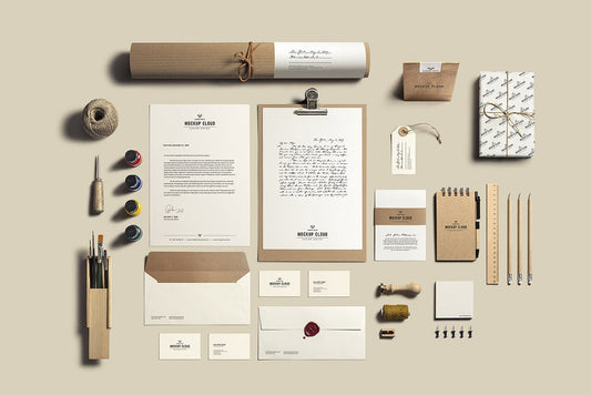 Free Art & Craft Branding Mockup
