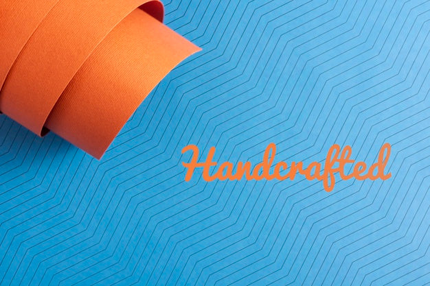 Free Artistic Cardboard With Message On Psd