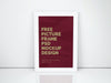 Free Artwork Frame Psd Mockup Vol.5
