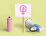 Free Assortment For Girl Power Concept Psd