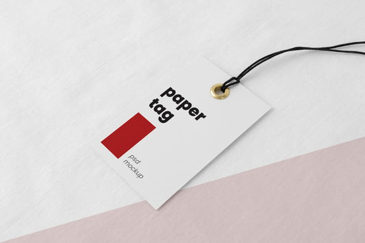 Free Assortment Of Mock-Up Paper Tags Psd