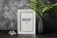 Free Assortment With Mock-Up Frame Indoors Psd