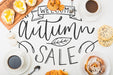 Free Autumn Mockup With Breakfast Psd