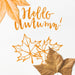 Free Autumn Mockup With Leaves Psd
