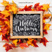Free Autumn Mockup With Slate On Leaves Psd
