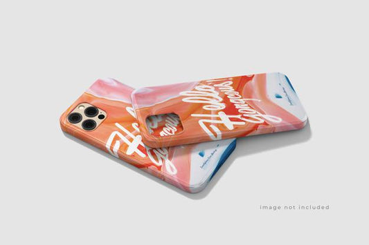 Free Awesome Beautiful Phone Case Mockup Psd
