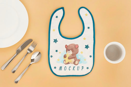 Free Baby Feeding Elements Assortment Psd