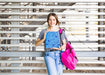 Free Back To School Concept With Girl Presenting Book Cover Psd