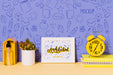 Free Back To School Concept With Mock-Up Psd