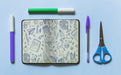 Free Back To School Mockup With Open Book Psd