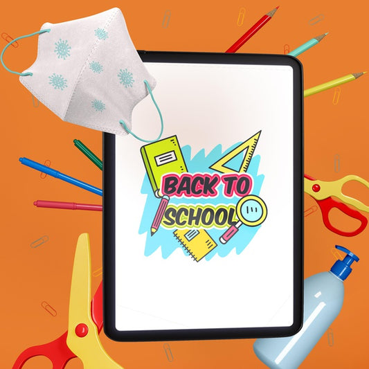 Free Back To School Stationery Mock-Up Psd