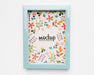 Free Beautiful Floral Concept Mock-Up Psd