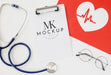 Free Beautiful Heart Concept Mock-Up Psd