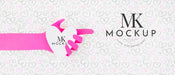 Free Beautiful Heart Concept Mock-Up Psd