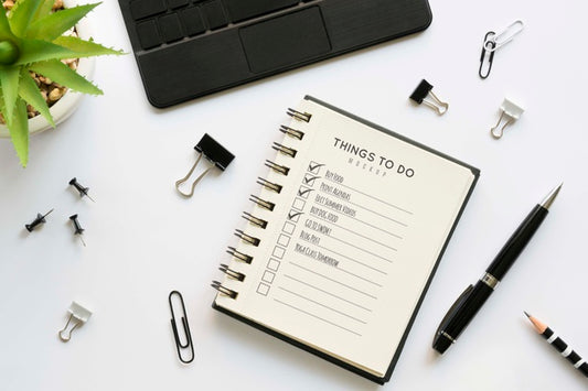 Free Beautiful Stationery Minimal Concept Psd