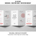 Free Bi-Fold Brochure Or Invitation Mockup Psd
