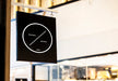 Free Black Sign Mockup Outside A Shop Psd