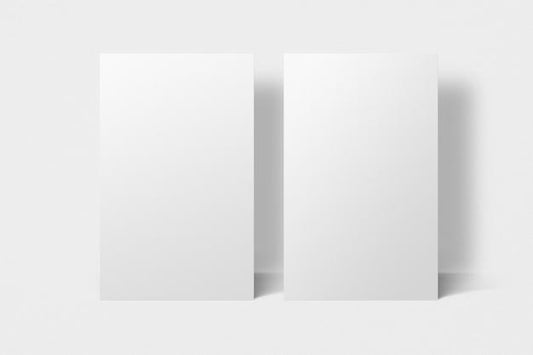 Free Blank Business Card Mockup Design Psd