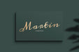 Free Blank Business Card Mockup Design Psd