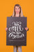 Free Blonde Woman With Sign Concept Mock-Up Psd