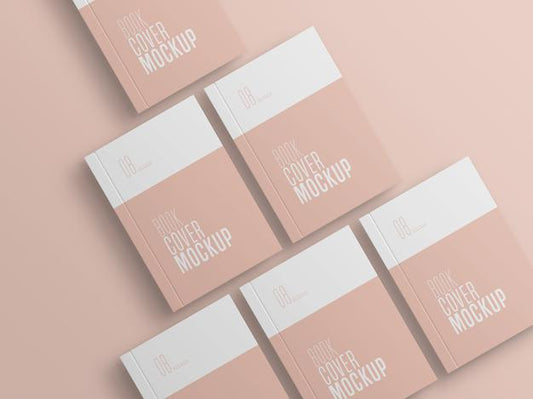 Free Book Cover Multiple Mockup Psd