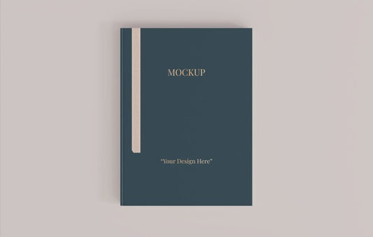 Free Book With Bookmark Design Mockup Psd