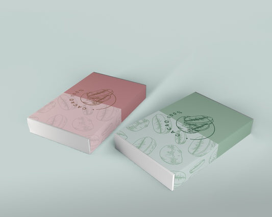 Free Box Of Chocolate Design Mock-Up Psd