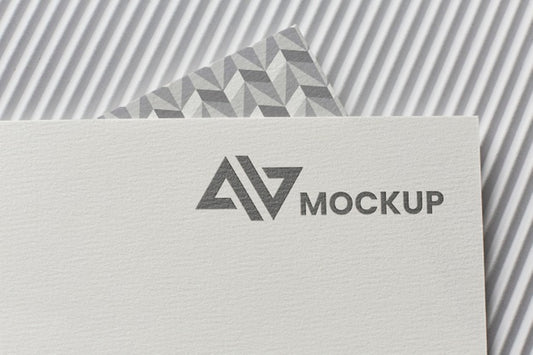 Free Branding Mock-Up On Card Assortment Psd