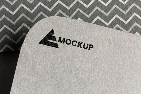Free Business Branding On Card Mock-Up Arrangement Psd