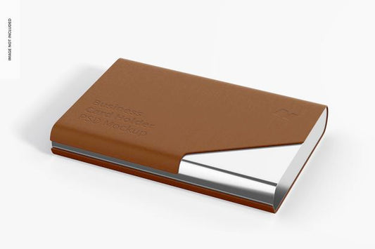 Free Business Card Holder Mockup Psd