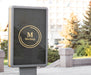 Free Business Company Sign Mock-Up Composition Psd
