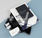 Free Business Stationery Mock-Up And Black Notebook Psd