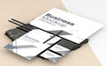 Free Business Stationery Mock-Up And Black Pencils Psd