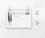 Free Calendar Catched On Wooden Board Psd
