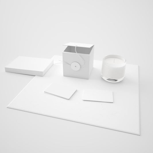 Free Candle Package Mockup Psd