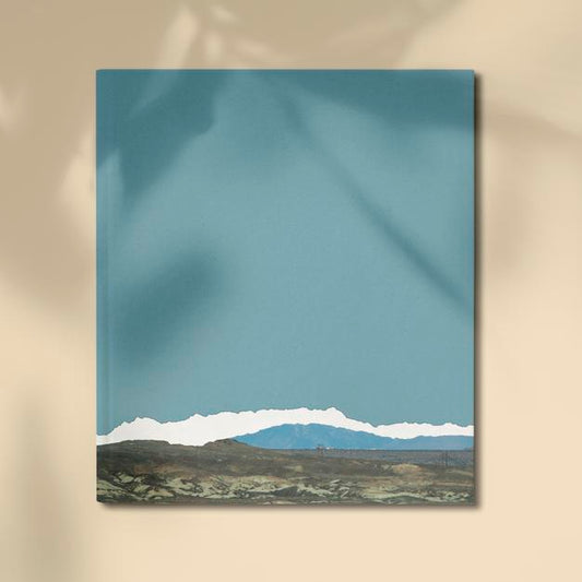 Free Canvas Print Mockup Of Minimal Mountain Range Psd