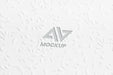 Free Capital Letter Mock-Up Logo Design On Minimalist Paper Psd