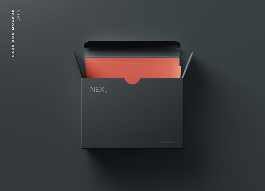 Free Card Box Mockup