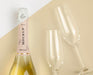 Free Champagne Bottle With Mock-Up Psd