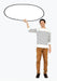 Free Cheerful Man Holding A Blank White Board