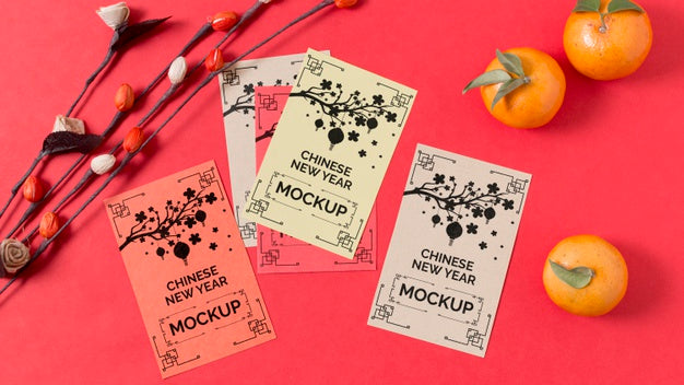 Free Chinese New Year Concept Mock-Up Psd